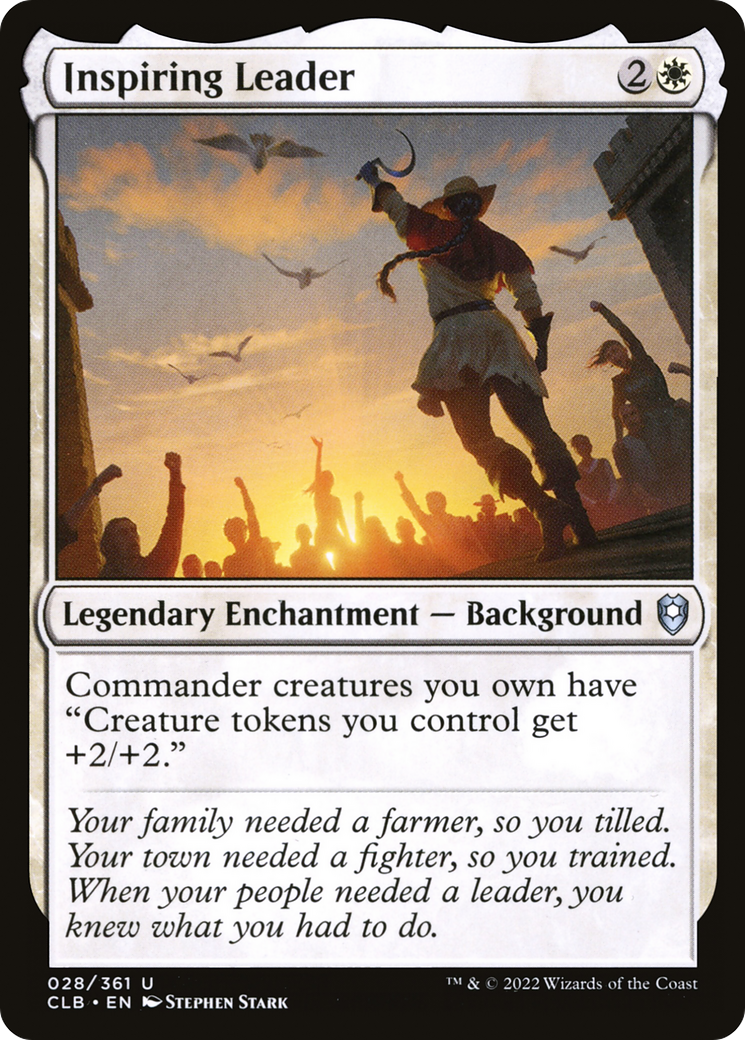 Image of Inspiring Leader (CLB-028) - Commander Legends: Battle for Baldur's Gate