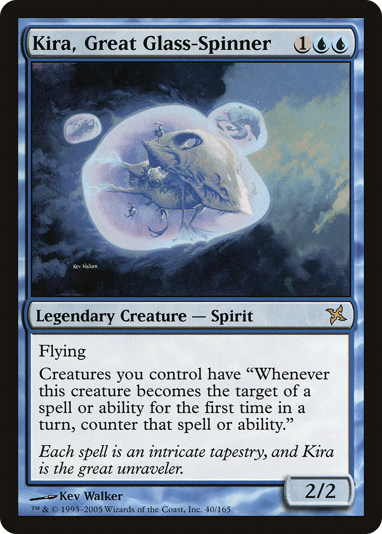 Image of Kira, Great Glass-Spinner (BOK-040) - Betrayers of Kamigawa