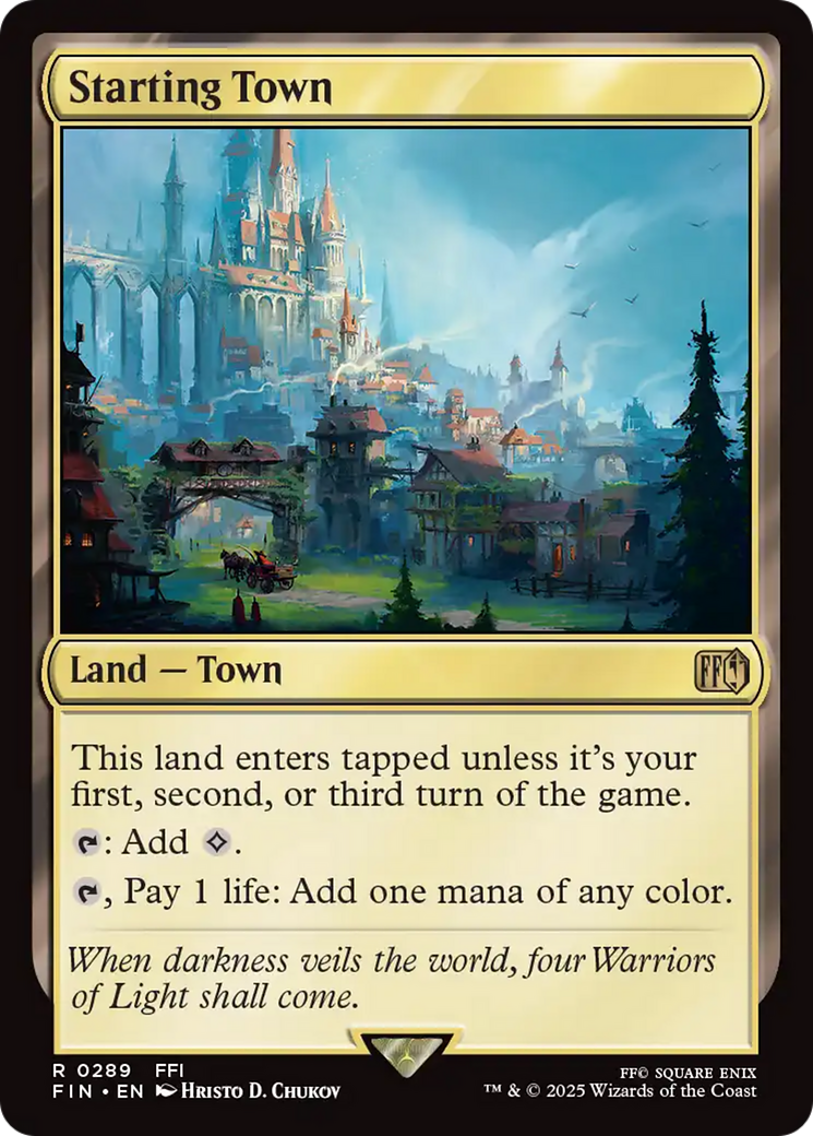 Image of Starting Town (FIN-289) - FINAL FANTASY Foil