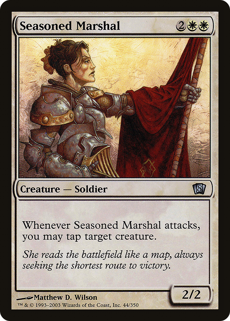 Image of Seasoned Marshal (8ED-44★) - 8th Edition Foil