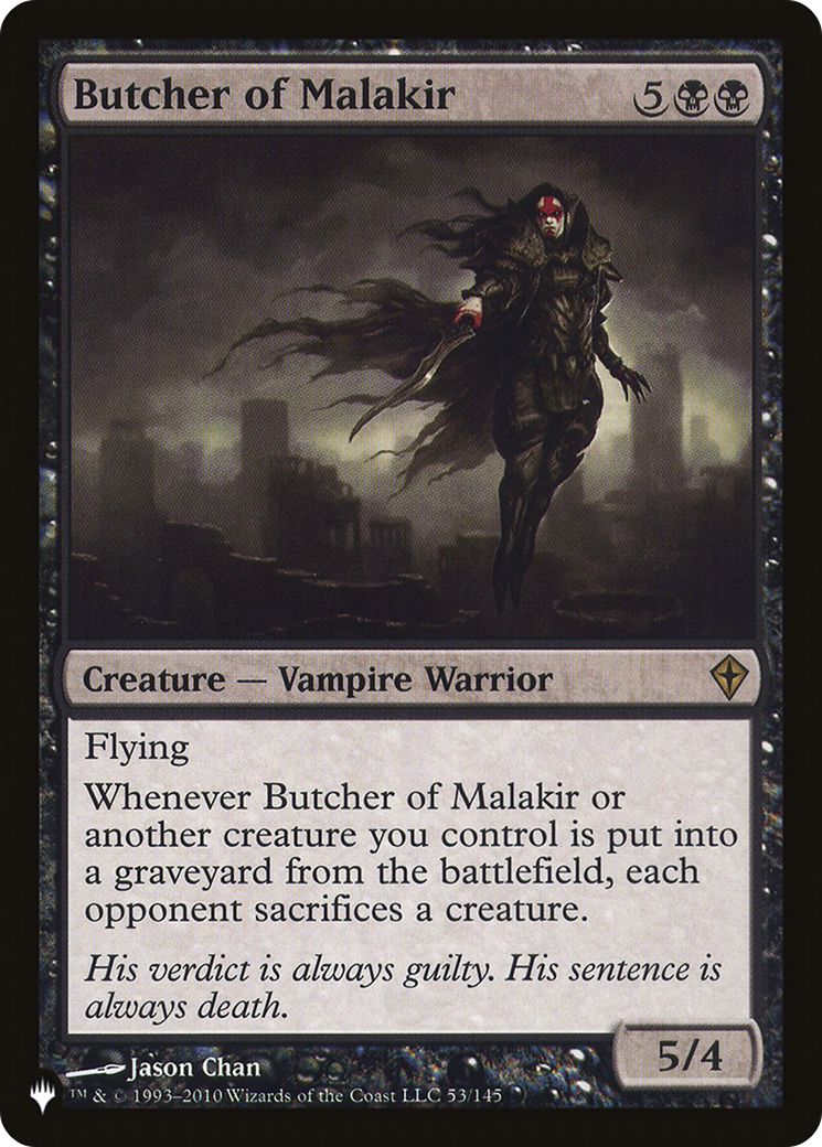 Image of Butcher of Malakir (LIST-WWK-53) - The List