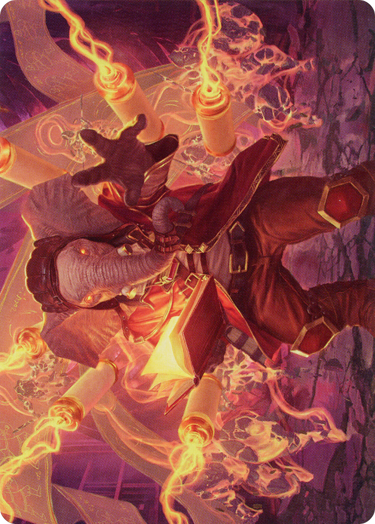 Image of Quintorius, Loremaster // Quintorius, Loremaster (AMOM-052) - March of the Machine Art Series (Borderless)