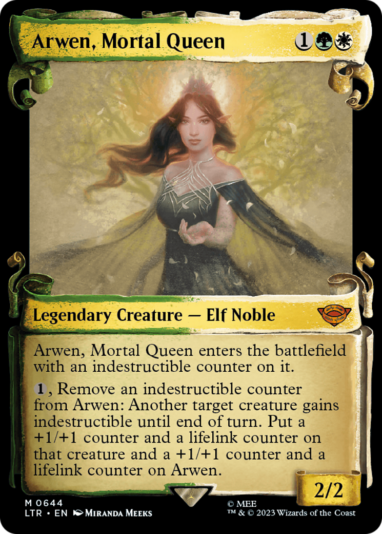 Image of Arwen, Mortal Queen (Showcase Scrolls) (LTR-644) - The Lord of the Rings: Tales of Middle-earth: (Showcase)