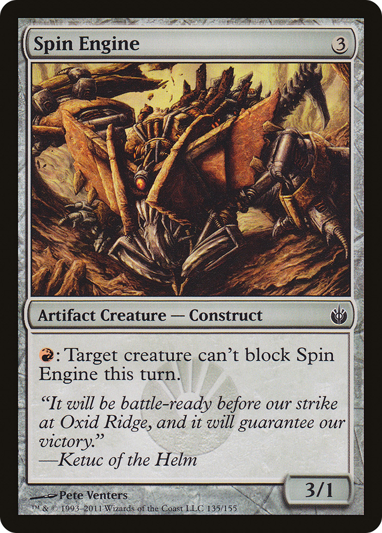 Image of Spin Engine (MBS-135) - Mirrodin Besieged