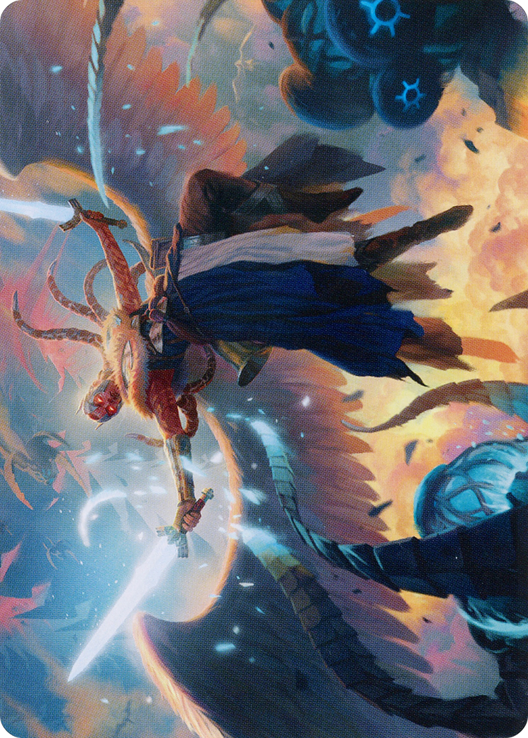 Image of Boon-Bringer Valkyrie // Boon-Bringer Valkyrie (AMOM-002) - March of the Machine Art Series (Borderless)