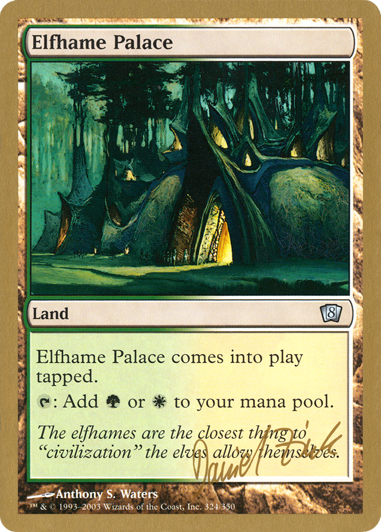 Image of Elfhame Palace - 2003 Daniel Zink (8ED) (WCD-) - World Championship Decks 2003