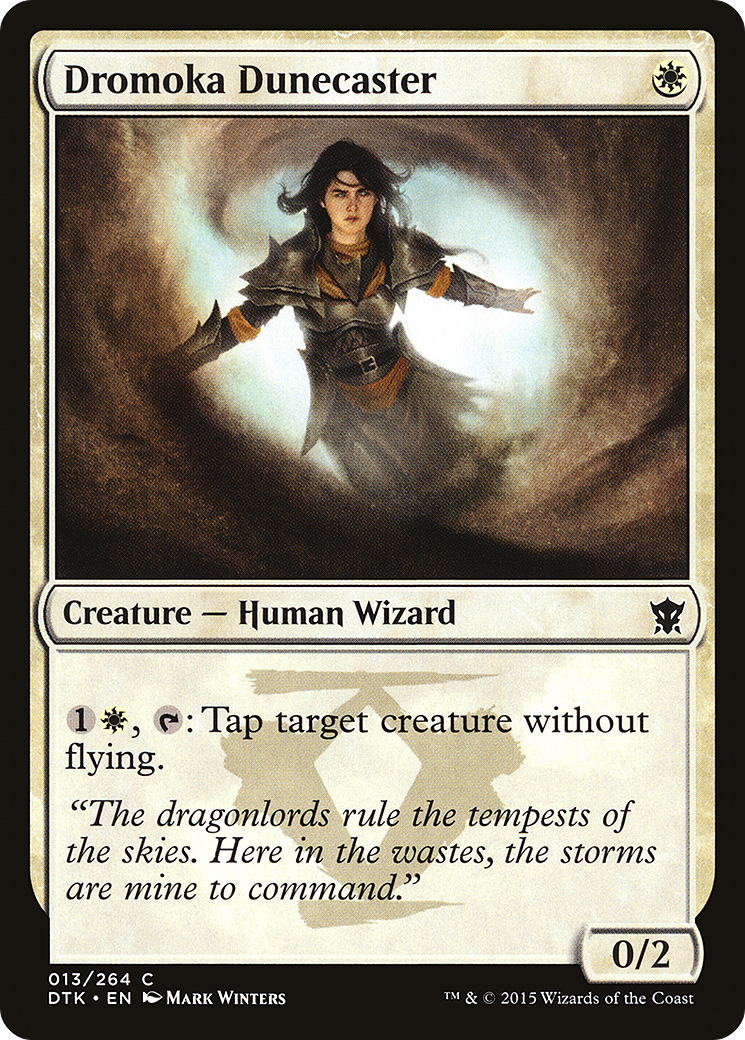 Image of Dromoka Dunecaster (DTK-013) - Dragons of Tarkir Foil