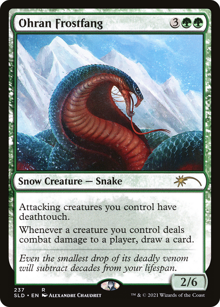 Image of Ohran Frostfang (SLD-237) - Secret Lair Drop: (snow) Foil