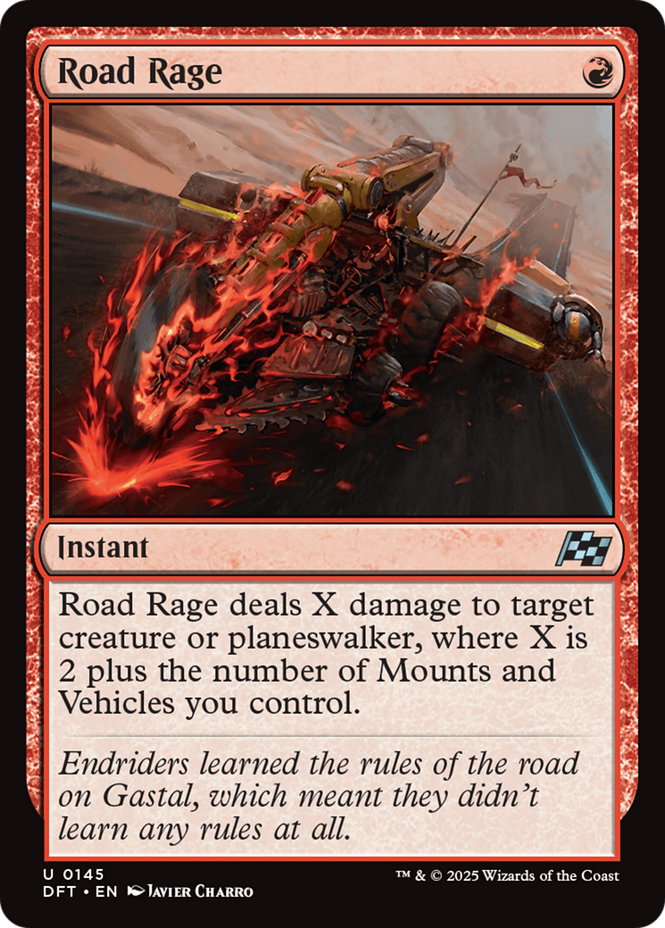 Image of Road Rage (DFT-145) - Aetherdrift Foil