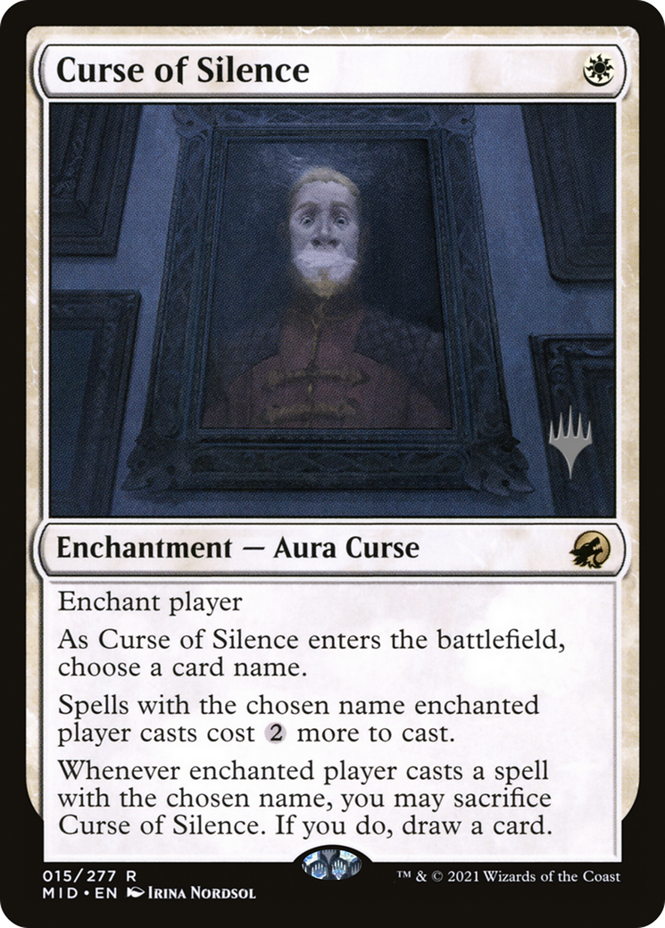 Image of Curse of Silence (PPMID-015) - Innistrad: Midnight Hunt Promos