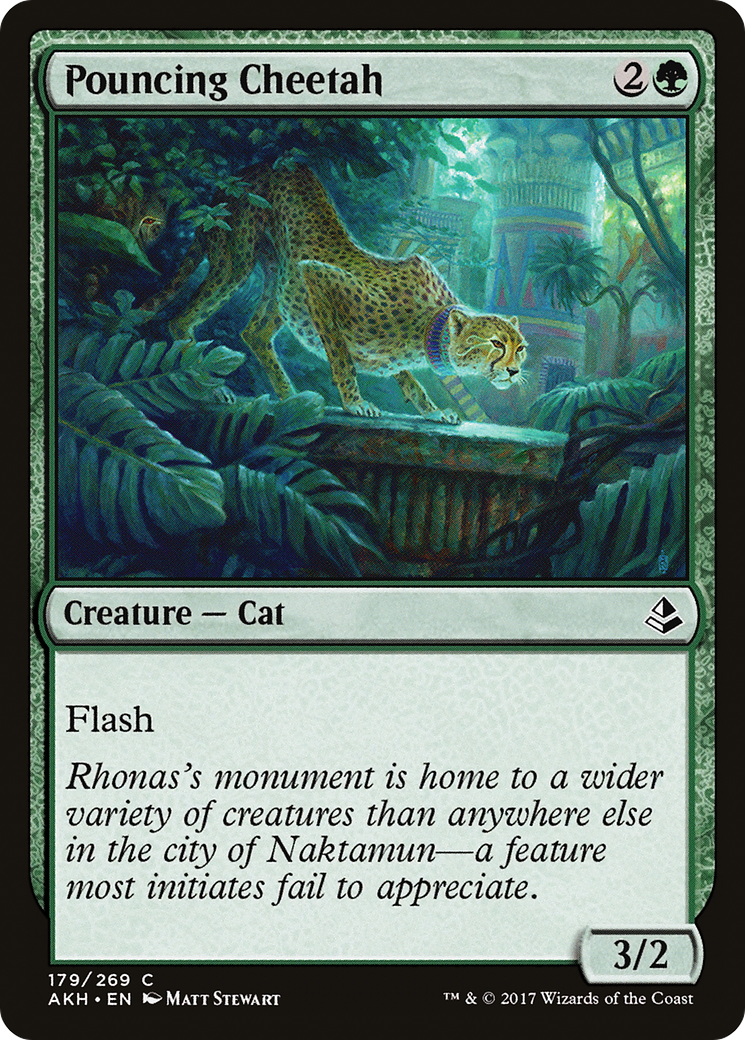 Image of Pouncing Cheetah (AKH-179) - Amonkhet