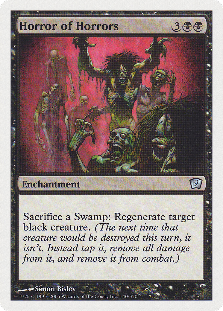 Image of Horror of Horrors (9ED-140★) - 9th Edition Foil