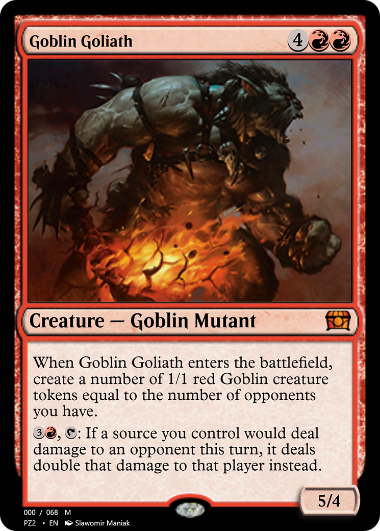 Image of Goblin Goliath (PZ2-70783) - Treasure Chest Foil