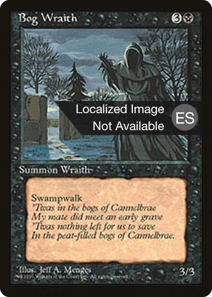 Image of Bog Wraith (4BB-) - Fourth Edition Foreign Black Border