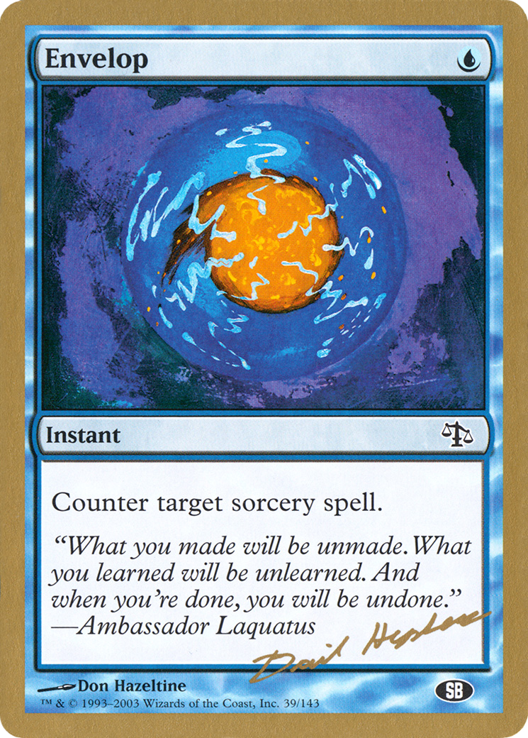 Image of Envelop - 2003 Dave Humpherys (JUD) (SB) (WCD-) - World Championship Decks 2003