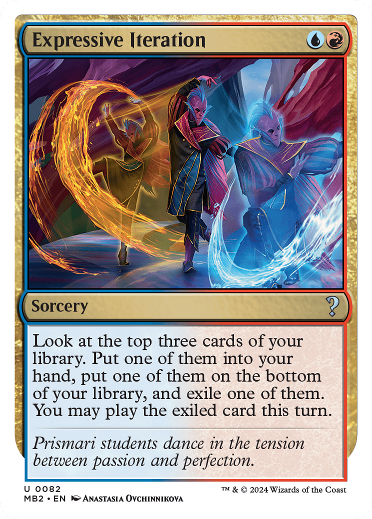 Image of Expressive Iteration (White Border) (MB2-082) - Mystery Booster 2