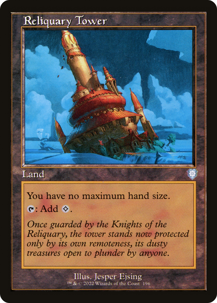 Image of Reliquary Tower (Retro Frame) (BRC-196) - The Brothers' War Commander