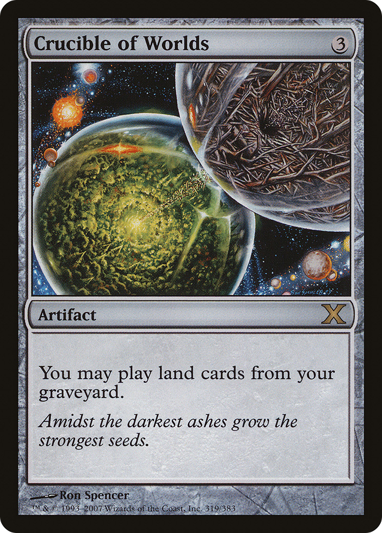 Image of Crucible of Worlds (10E-319) - Tenth Edition Foil