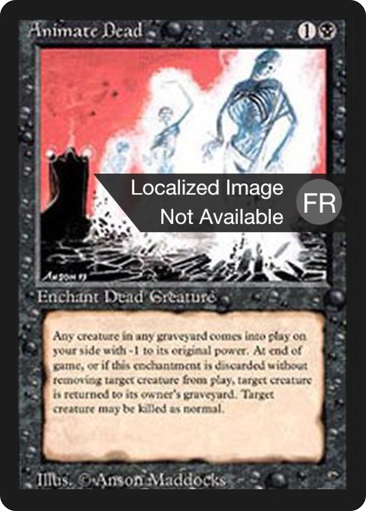 Image of Animate Dead (FBB-) - Foreign Black Border