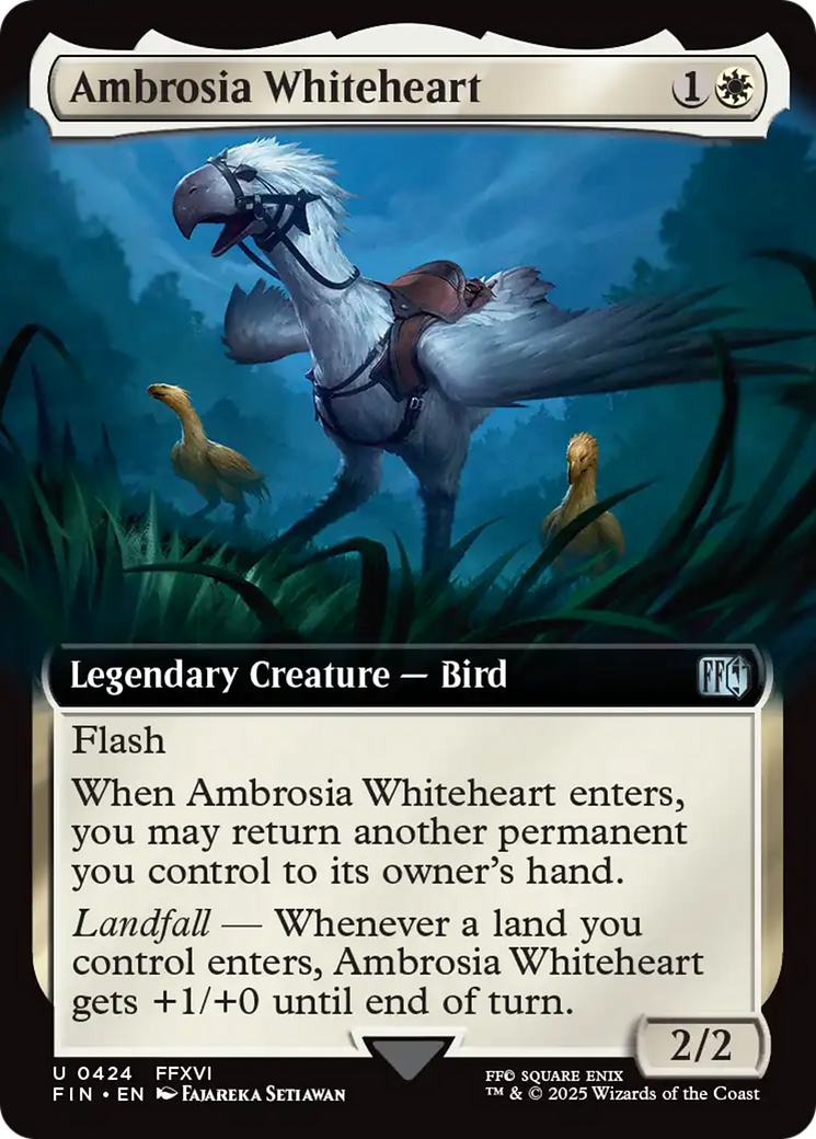 Image of Ambrosia Whiteheart (Extended Art) (FIN-424) - FINAL FANTASY: (Extended Art) Foil