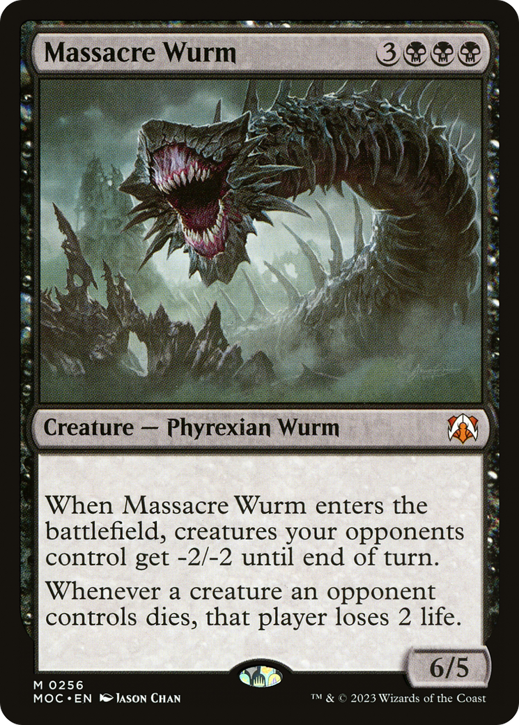 Image of Massacre Wurm (MOC-256) - March of the Machine Commander