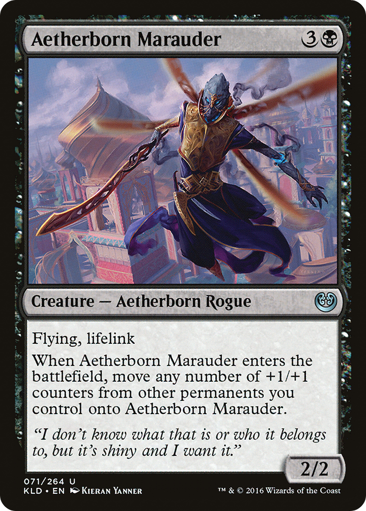 Image of Aetherborn Marauder (KLD-071) - Kaladesh Foil