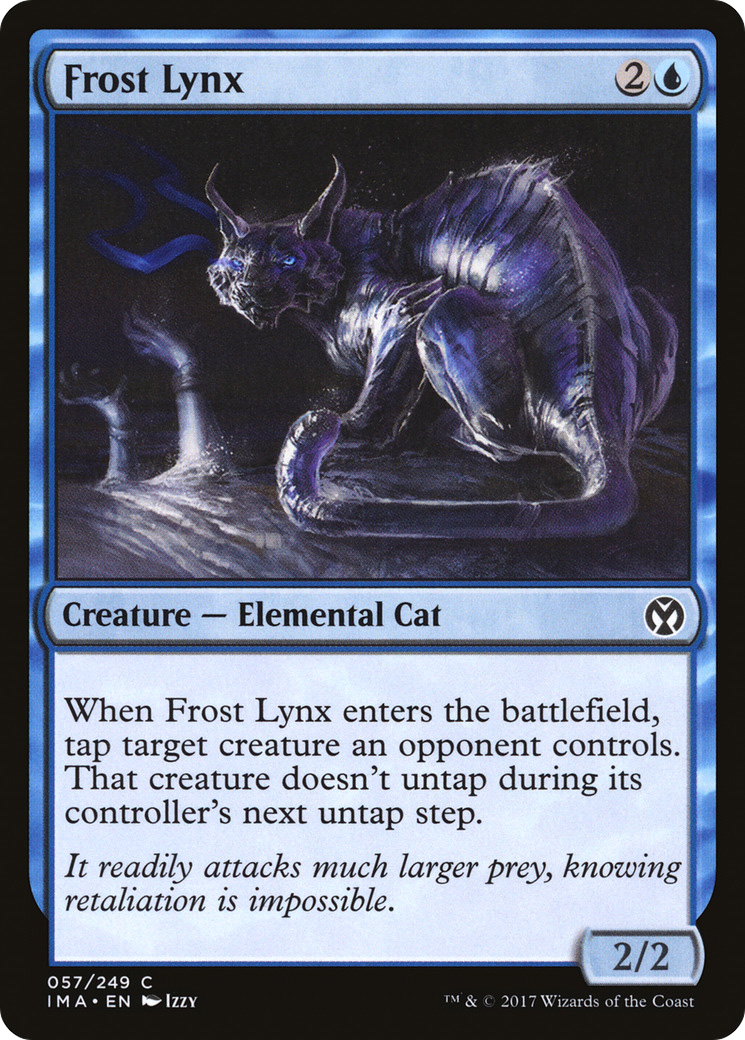 Image of Frost Lynx (IMA-057) - Iconic Masters Foil