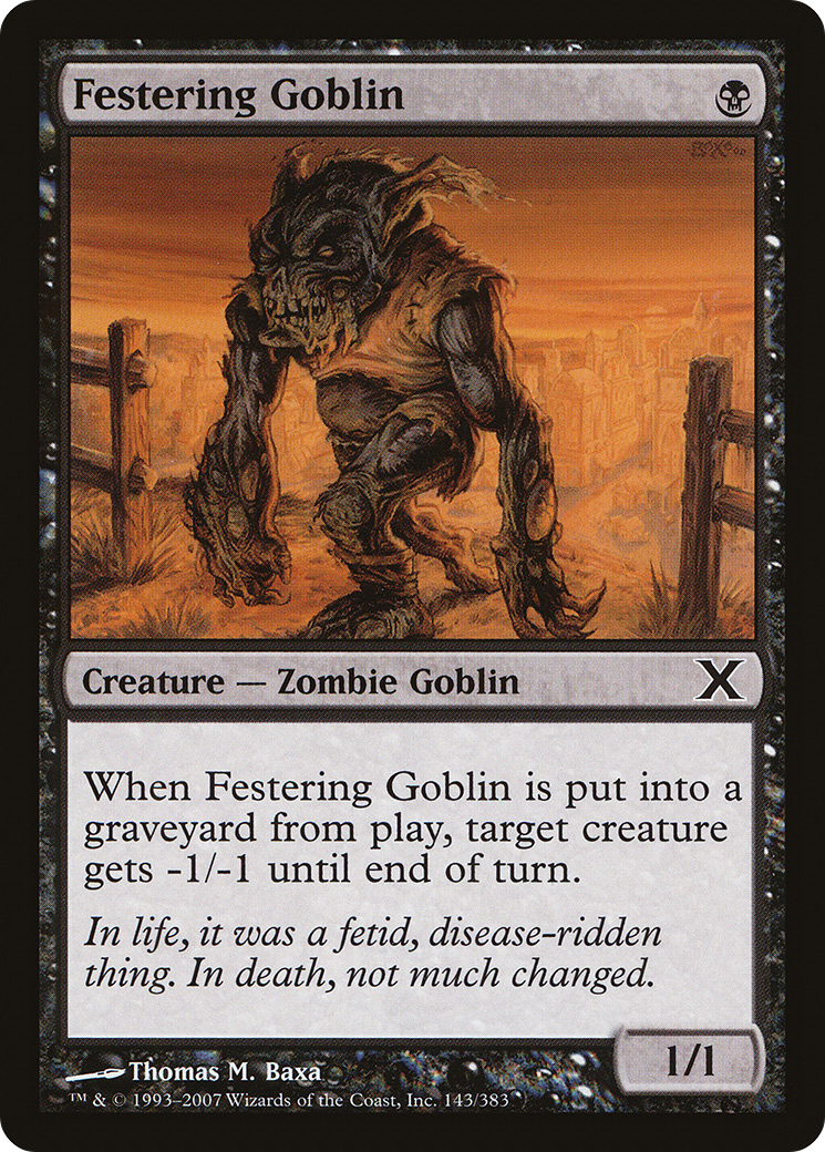 Image of Festering Goblin (10E-143) - Tenth Edition