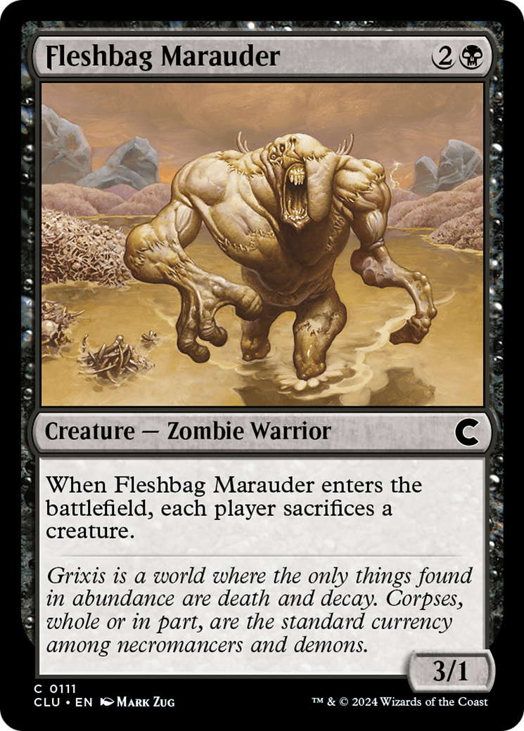 Image of Fleshbag Marauder (CLU-111) - Ravnica: Clue Edition