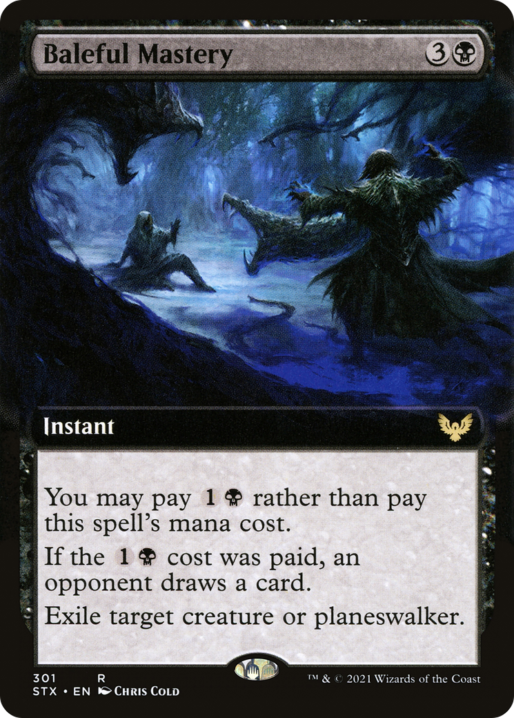 Image of Baleful Mastery (Extended Art) (STX-301) - Strixhaven: School of Mages: (Extended Art)