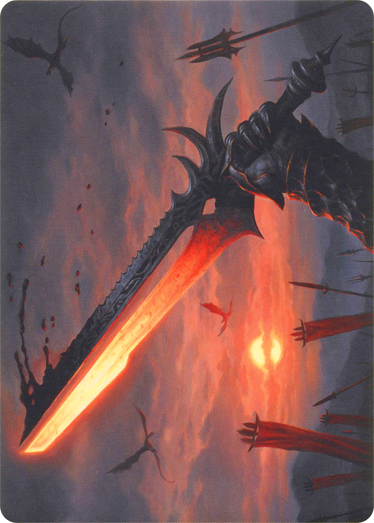 Image of Sword of Sinew and Steel // Sword of Sinew and Steel (AMH1-047) - Modern Horizons Art Series (Borderless)