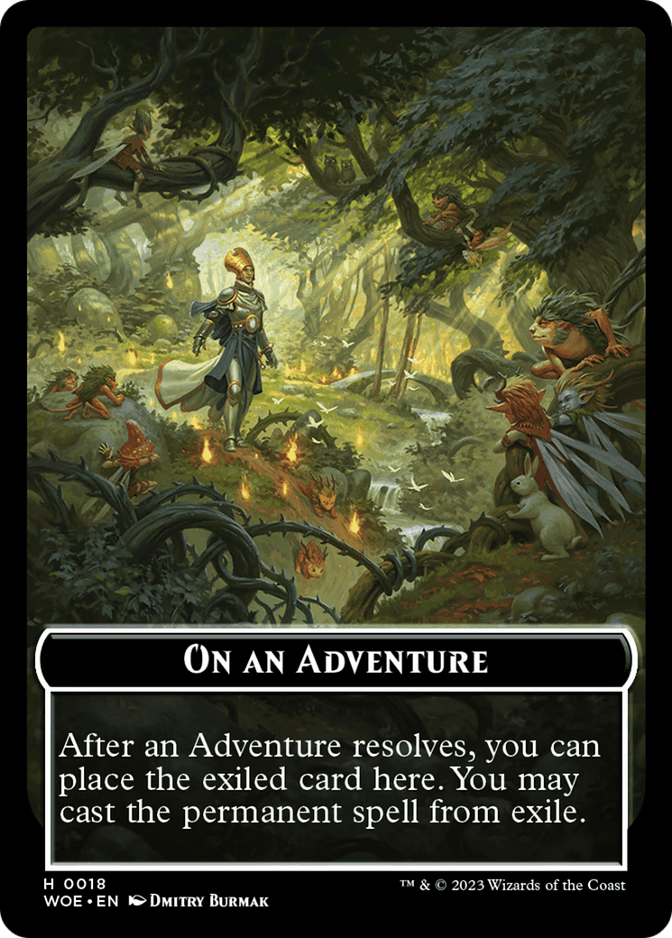 Image of On an Adventure (TWOE-018) - Wilds of Eldraine Tokens