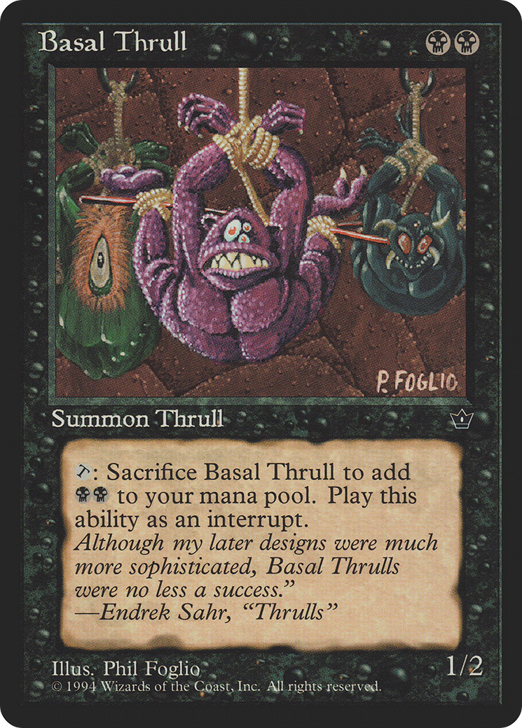 Image of Basal Thrull (P. Foglio) (FEM-) - Fallen Empires