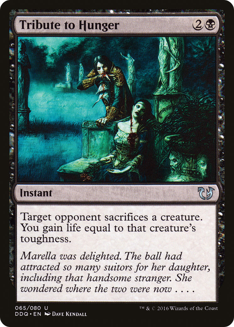 Image of Tribute to Hunger (DDQ-065) - Duel Decks: Blessed vs. Cursed