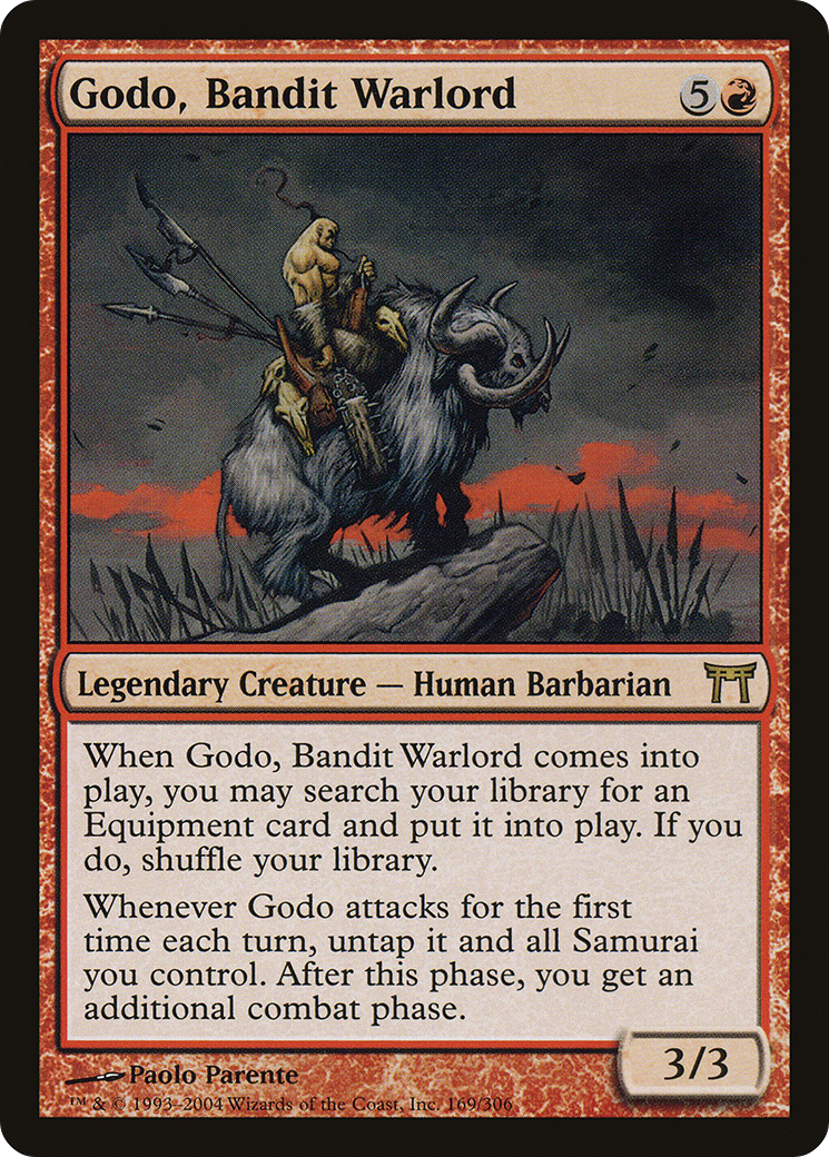 Image of Godo, Bandit Warlord (CHK-169) - Champions of Kamigawa