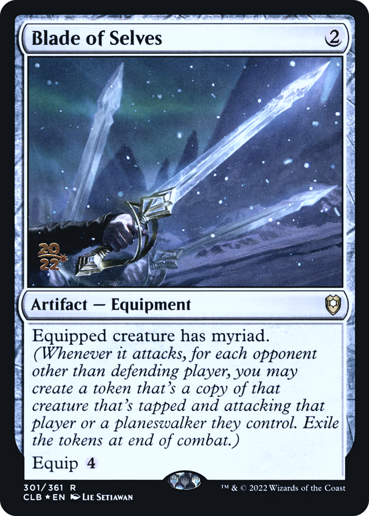 Image of Blade of Selves (PRE-301) - Battle for Baldur's Gate Promos Foil
