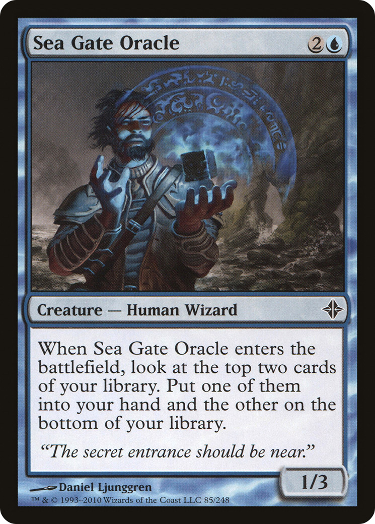 Image of Sea Gate Oracle (ROE-085) - Rise of the Eldrazi Foil