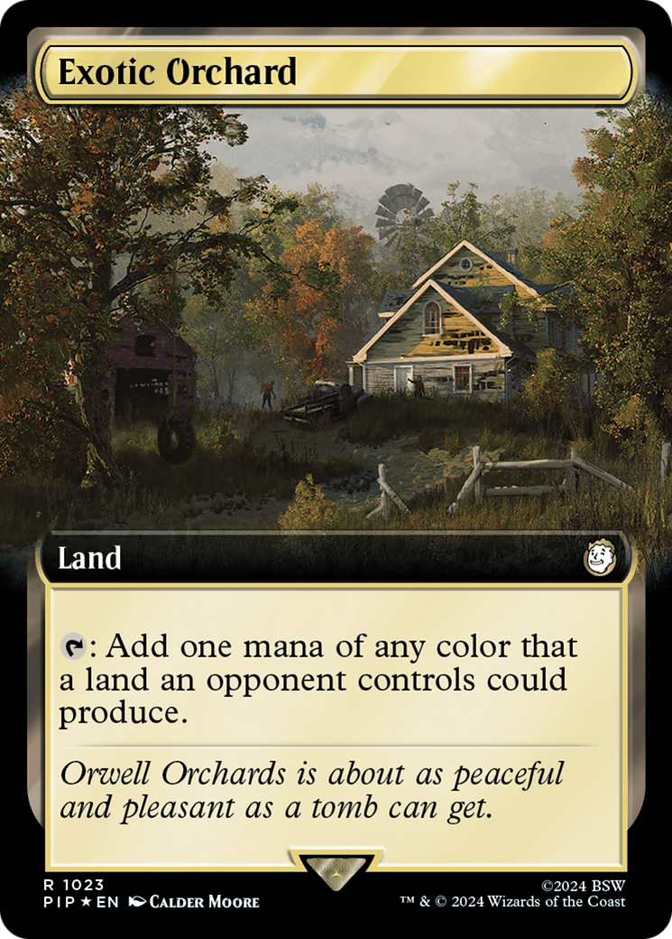 Image of Exotic Orchard (Extended Art) (Surge Foil) (PIP-1023) - Fallout: (Extended Art) Foil