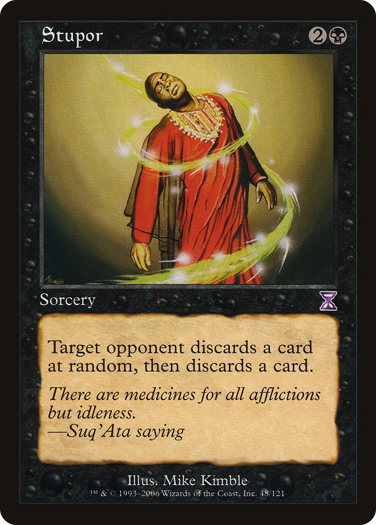 Image of Stupor (TSB-048) - Time Spiral Timeshifted Foil