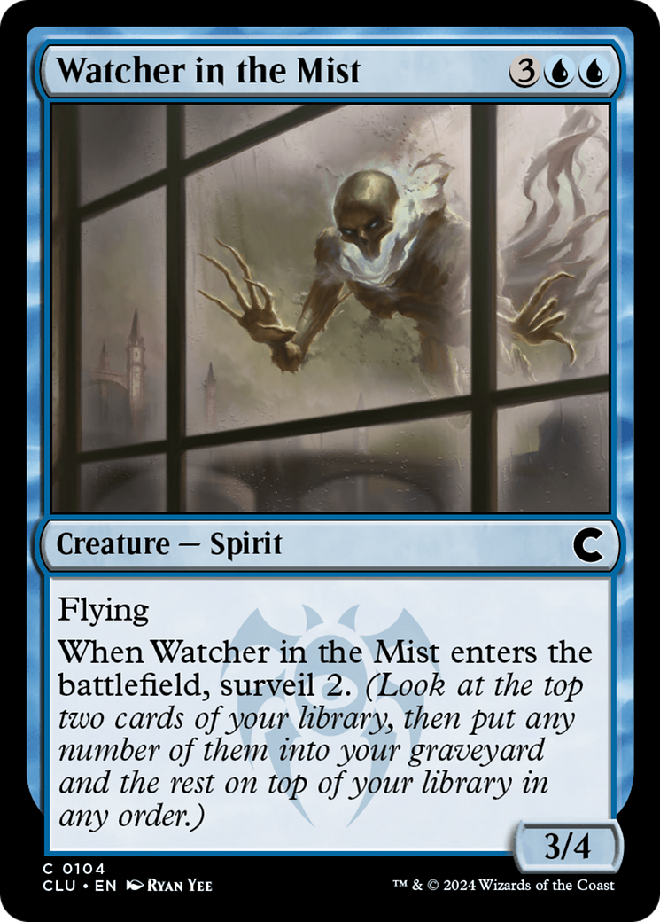 Image of Watcher in the Mist (CLU-104) - Ravnica: Clue Edition