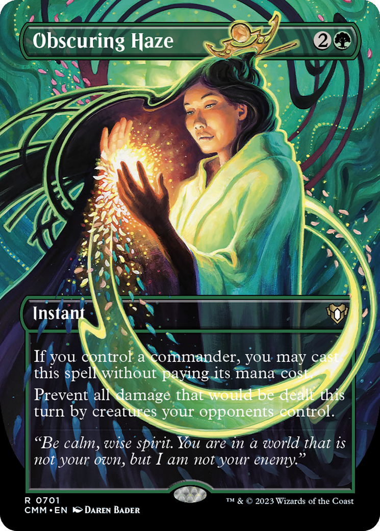Image of Obscuring Haze (Borderless) (CMM-701) - Commander Masters (Borderless)