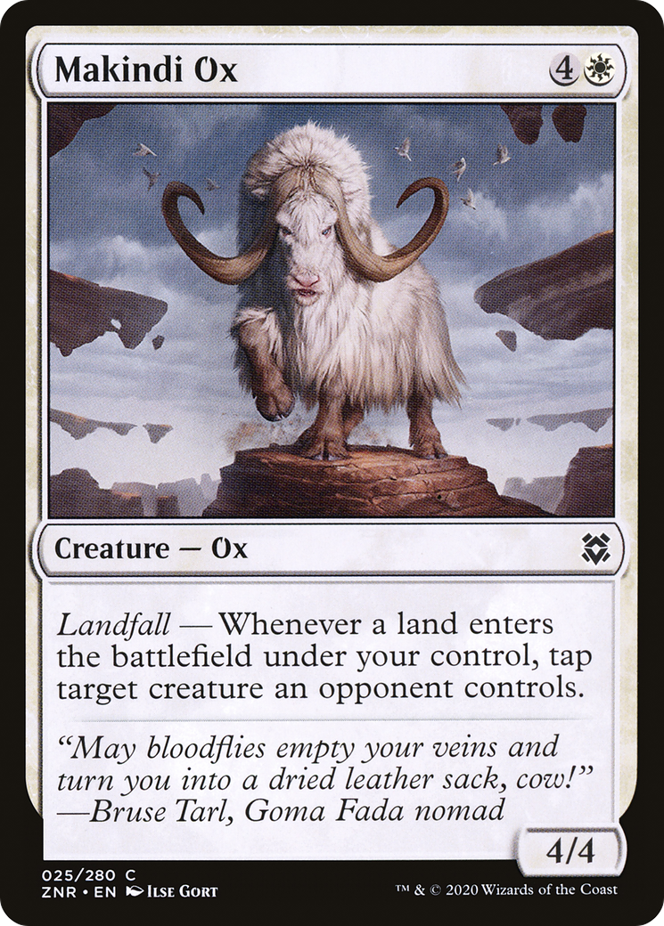 Image of Makindi Ox (ZNR-025) - Zendikar Rising