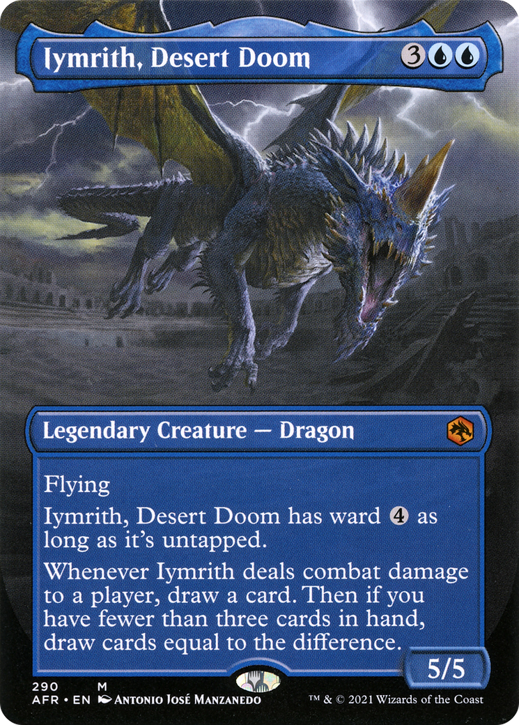 Image of Iymrith, Desert Doom (Borderless) (AFR-290) - Adventures in the Forgotten Realms (Borderless)
