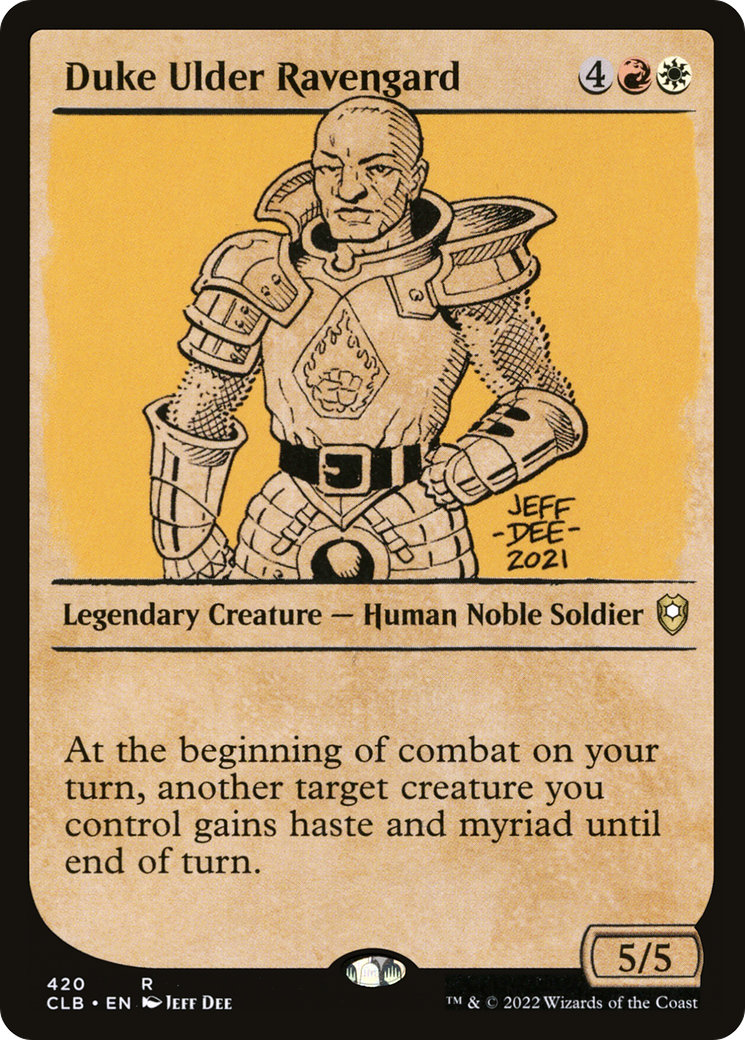 Image of Duke Ulder Ravengard (Showcase) (CLB-420) - Commander Legends: Battle for Baldur's Gate: (Showcase)