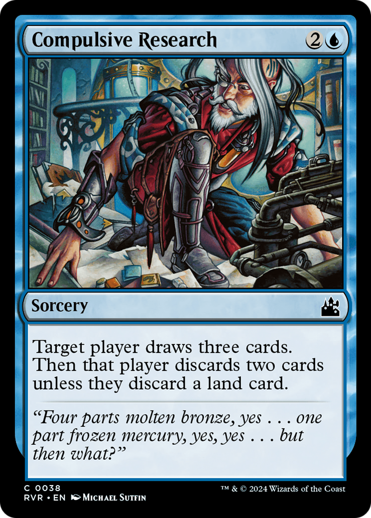 Image of Compulsive Research (RVR-038) - Ravnica Remastered