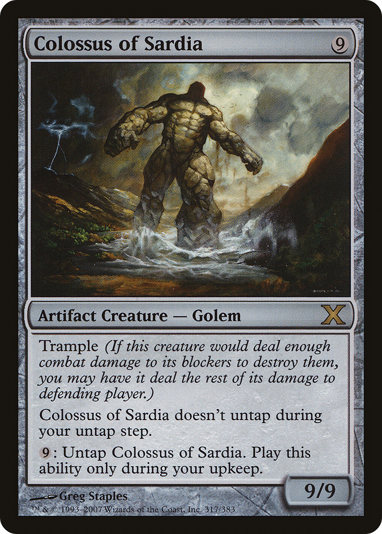 Image of Colossus of Sardia (10E-317) - Tenth Edition