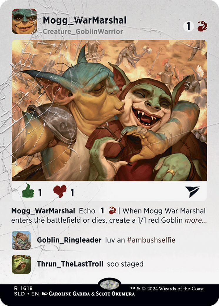 Image of Mogg War Marshal (SLD-1618) - Secret Lair Drop (Borderless)