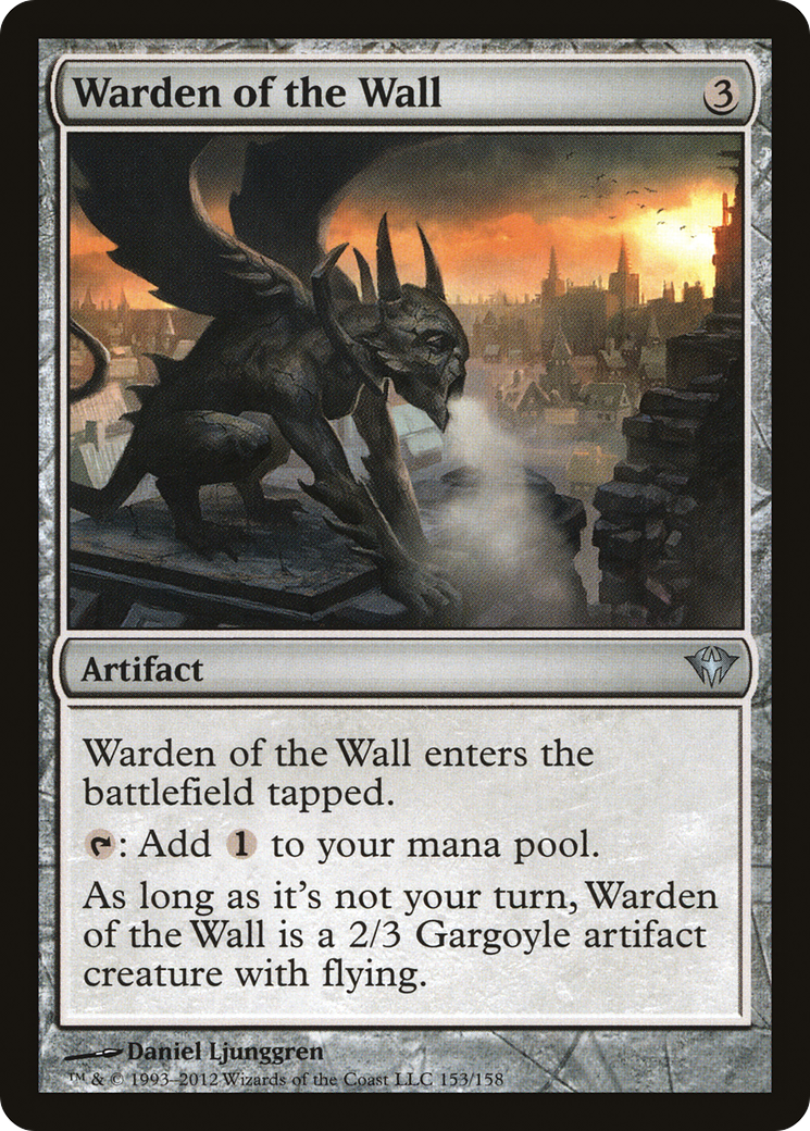 Image of Warden of the Wall (DKA-153) - Dark Ascension Foil