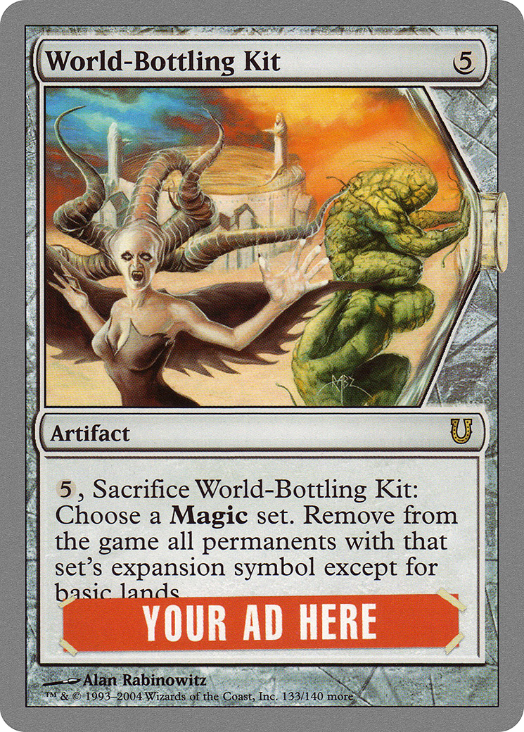 Image of World-Bottling Kit (UNH-133) - Unhinged