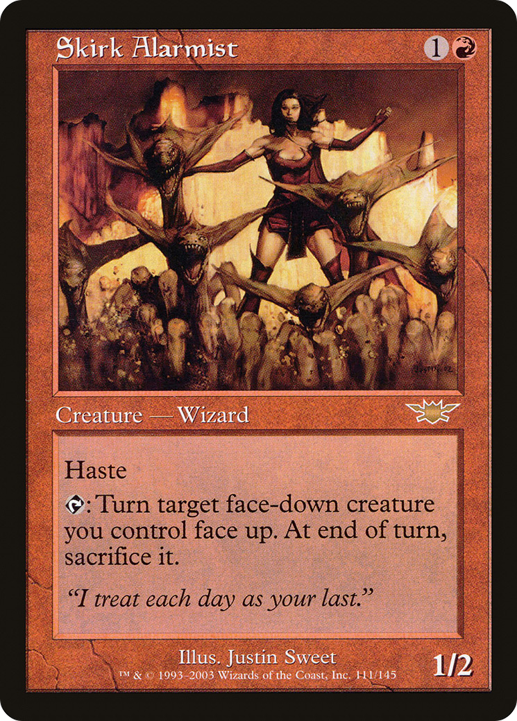 Image of Skirk Alarmist (LGN-111) - Legions Foil